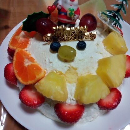 クリスマスケーキに妹と美味しいドームケーキつくりました(≧∇≦)
綺麗に出来て、うれしかったです!
素敵レシピありがとうございました～♪